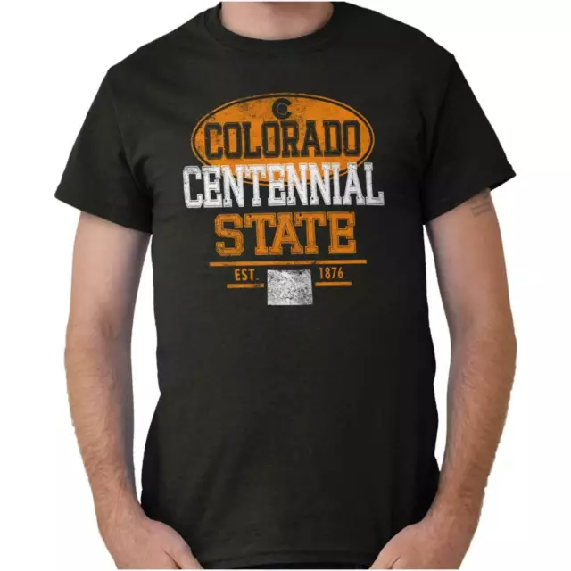 Colorado Centennial State Hometown Gift Womens or Mens Crewneck T Shirt Tee