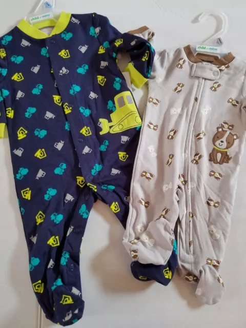 Child of Mine by Carter's Sleep Wear One Piece  Set Size NB 0/3 3/6 NWT