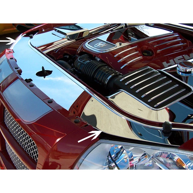 ACC Radiator/Header Plate fits 2006-2010 Dodge Charger-Stainless Steel/Polished