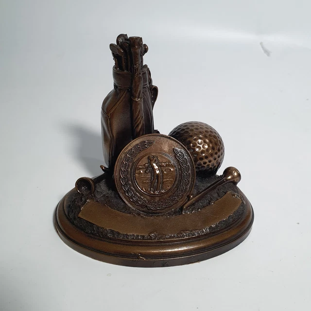 ROYAL TARA IRISH Bronze Collection Golf Trophy Statue CB150 Golfing