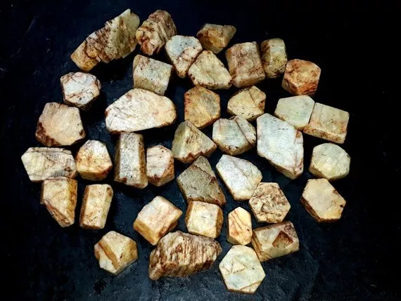 Natural Untreated Unheated White Sapphire Rough Gemstone Lot