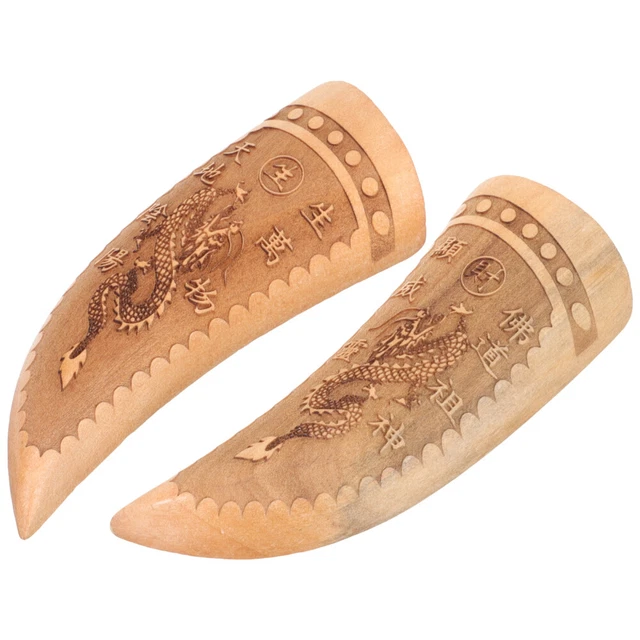 1 paire d'outils de divination en bois tasses spirituelles tasses chinoises