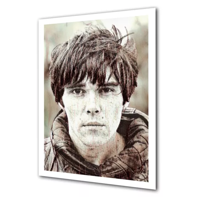 Poster Inspired by Stone Roses Ian Brown Fan Art Madchester Legend Tribute