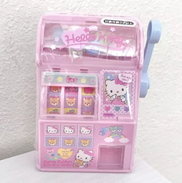 Official Sanrio Japan Hello Kitty Cute Kawaii Pink Candy Gumball Slot Machine