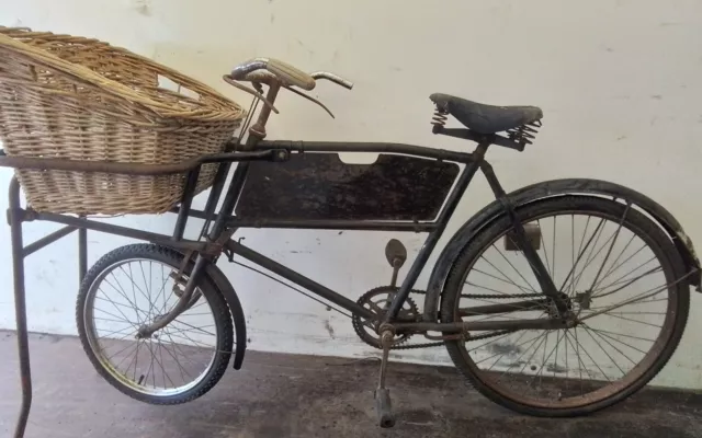 VINTAGE RALEIGH Butchers Small Front Wheel Advertising Bike