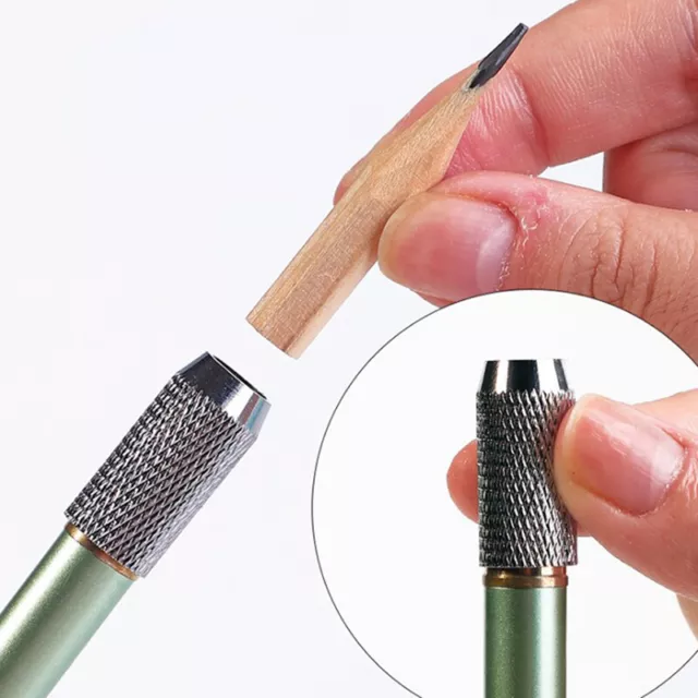 Colour Metal Pencil Extender Drawing Sleevealuminum Lengthener Lengthening  S SC