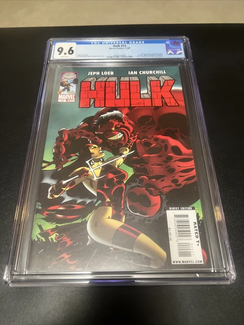 Hulk #15 - CGC 9.6 - 2009 - 1st Red She-Hulk  Appearance - MARVEL