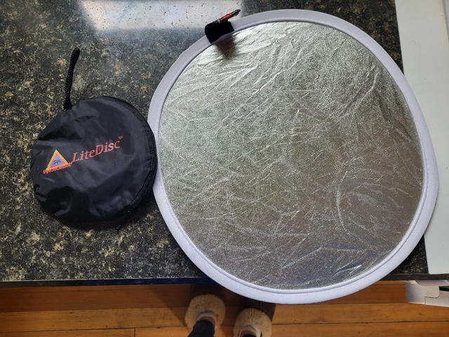 Photoflex LiteDisc 12” Soft Gold/ Silver Reflector Professional Photogear
