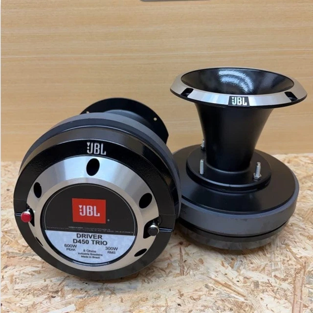 JBL D450 TRIO Horn Driver Aluminum Horn 2-inch 300W 2-piece Set