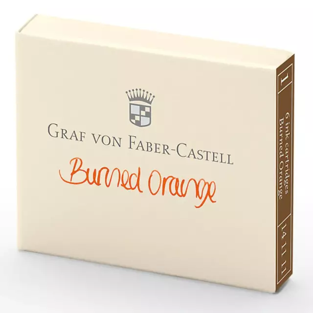 Graf von Faber-Castell, Tintenpatrone, 6x, Burned Orange