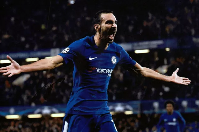 Davide ZAPPACOSTA Signed Autograph 12x8 Photo AFTAL COA Chelsea Premier League