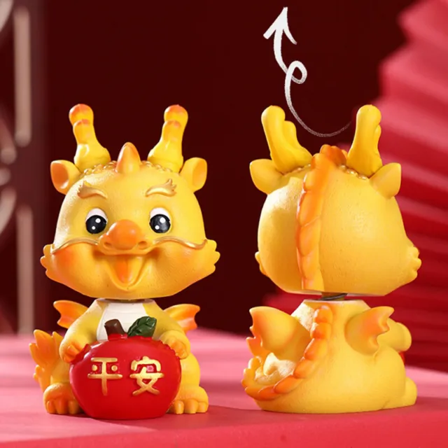 2024 Home Decor Neujahr Statuen Chinesische Zodiac Dragon Jahr Figur Ornament TS