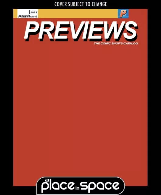 (Wk43) Previews Magazine #422 (+ Marvel & Dc Previews) - Preorder Oct 25Th