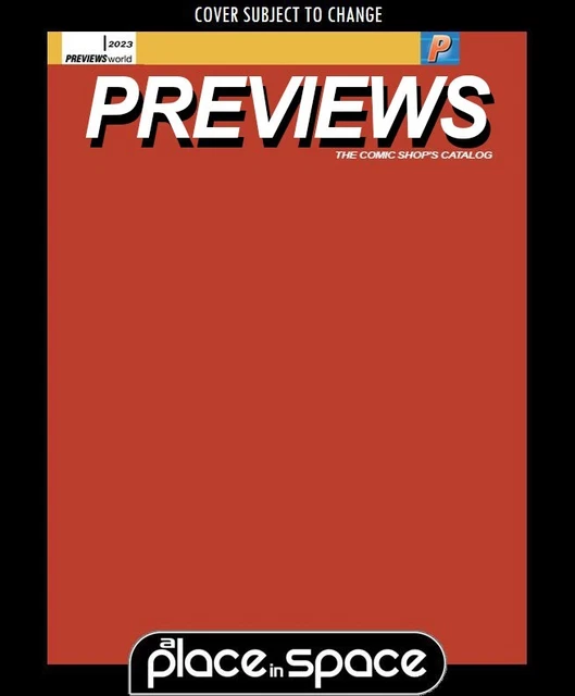 (Wk43) Previews Magazine #422 (+ Marvel & Dc Previews) - Preorder Oct 25Th