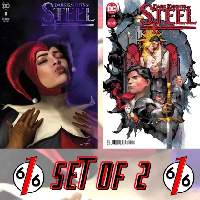 🚨🔥🗡 DARK KNIGHTS OF STEEL #1 SET COHEN 616 Trade Dress Variant A & Main Cover