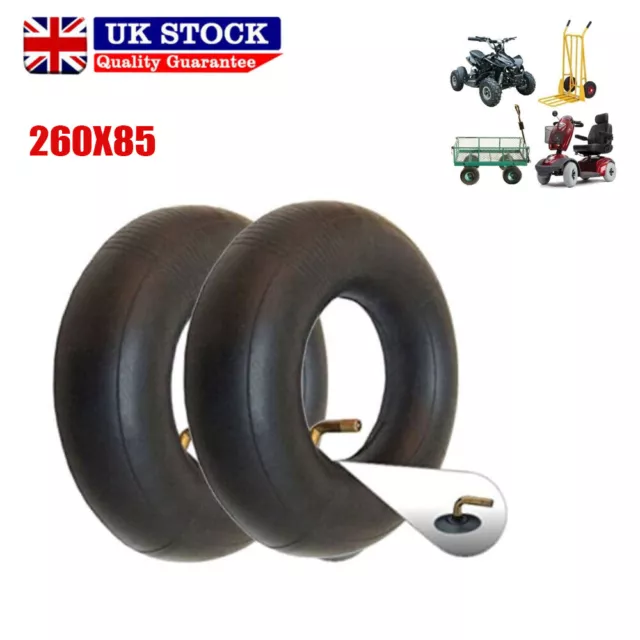 2X For Mobility Scooter Inner Tube Replacement Wheelchair-Size 3.00-4 (260 X 85)