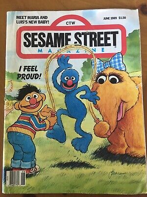 1989 Vintage Sesame Street Magazine