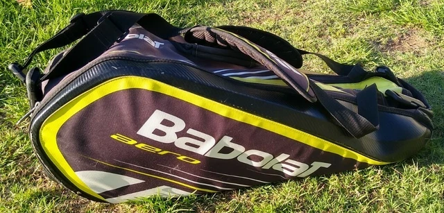 Babolat Pro Aero Technology Tennis 12 Racket Duffle Bag Thermal Pockets Case Babolat Pro Aero Technology Tennis 12 Racket Duffle Bag Thermal Pockets Case
