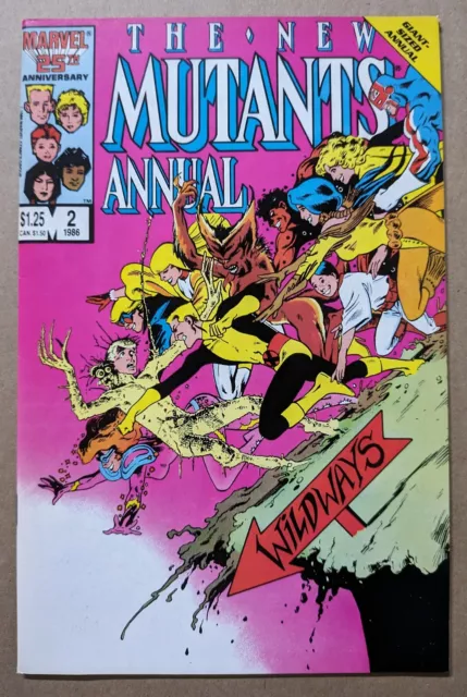 The New Mutants Annual 1986 Marvel Comics Giant-Sized Annual #2 Wildways