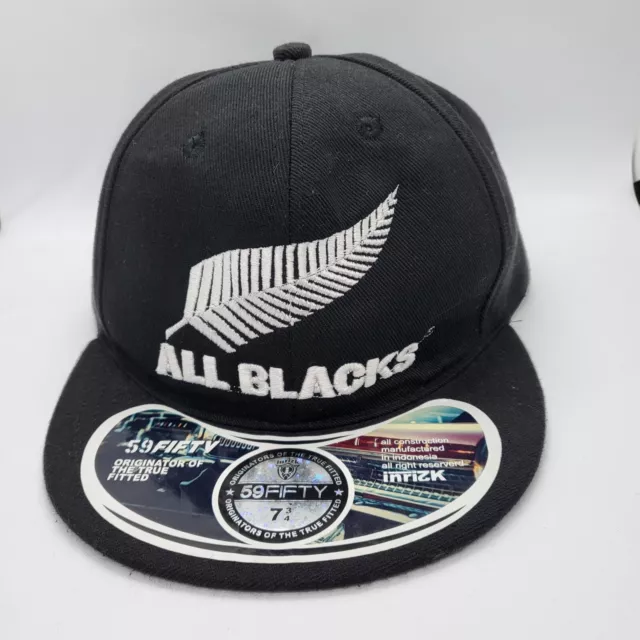 New Zealand All Blacks Rugby Supporter Cap 59Fifty Original Snap Back New