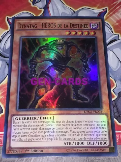 Carte Yu Gi Oh DYNATAG - HEROS DE LA DESTINEE DESO-FR002