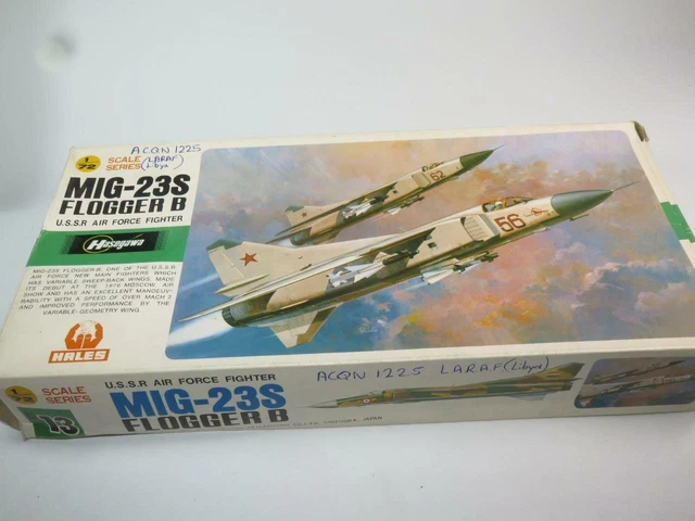 Hasegawa 1/72 Modèle Aircraft Kit MIG-23S Flogger B Soviétique Fighter Scellé