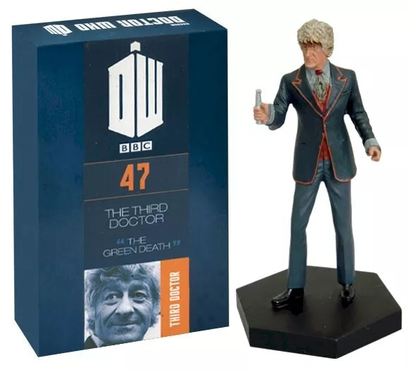 Eaglemoss Magazine Doctor Who Figurine Collection Issue 47 The 3rd THIRD Doctor