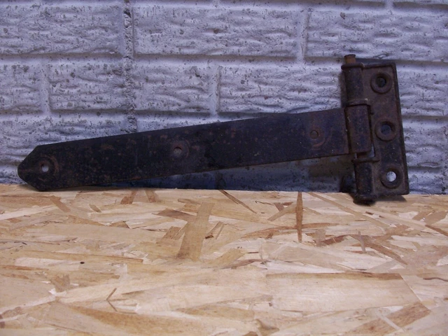 Vintage Richards Wilcox Co Iron Door Hinge Barn Door Farmhouse Industrial