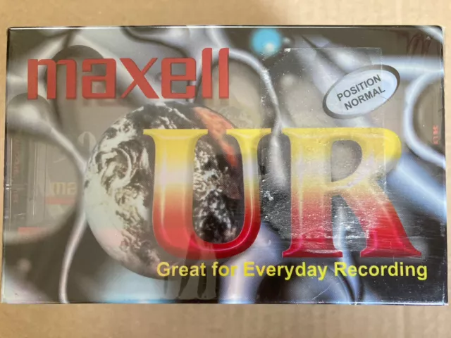 6 X Maxell UR 90 Audio Recordable Cassette Tapes Brand New Sealed