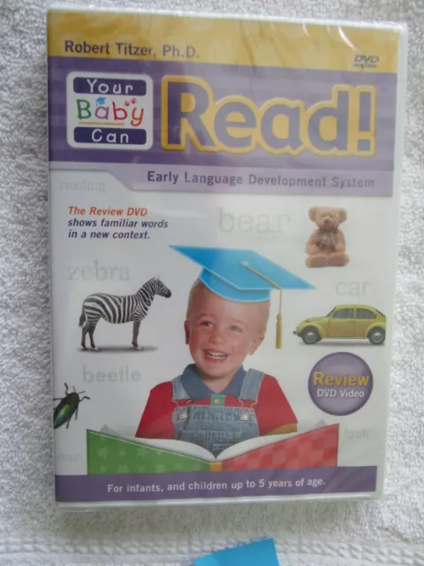 Your Baby Can READ: Early Language Development System DVD (2008) FREE SHIPPING