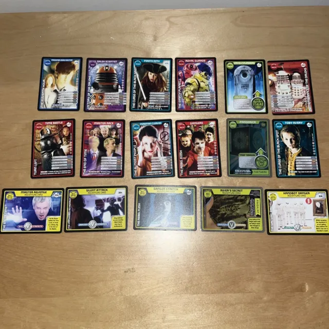 Dr Doctor Who MONSTER INVASION EXTREME  Rare Cards X 17 Cards