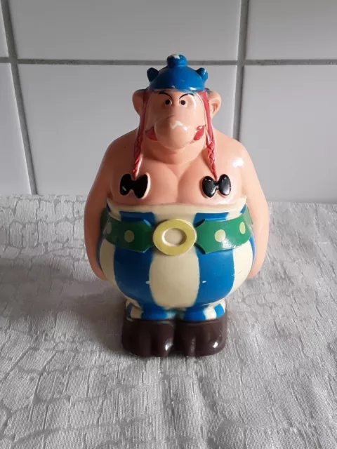 OBELIX SPARDOSE ca 15cm groß Sparbüchse Deutsche Bank, Sparkasse 70er 80er Figur