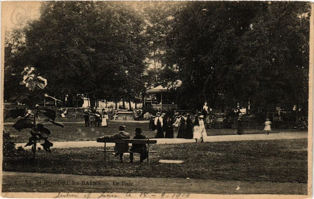 CPA St-HONORÉ-les-BAINS-Le Parc (421207)