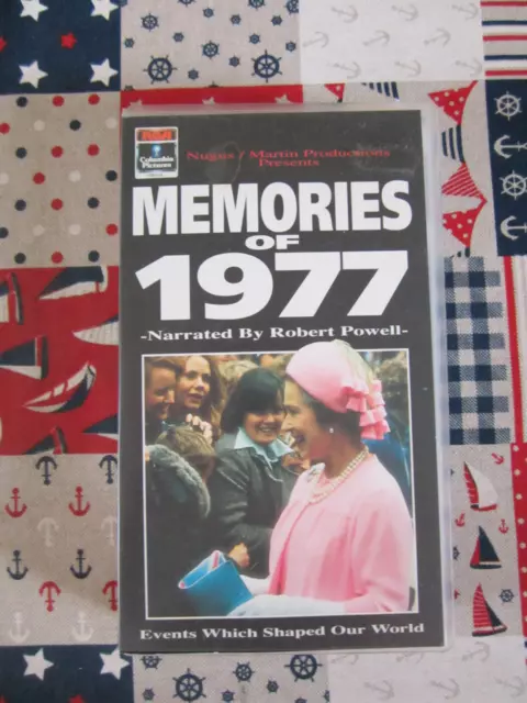 Memories Of 1977 Narrated By Robert Powell 1991 Vhs Video Tape Uk Pal Format