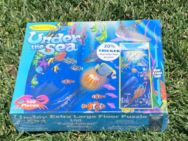 Melissa & Doug 100 Piece Floor Puzzle “UNDER THE SEA” BRAND NEW AND NOT OPENED