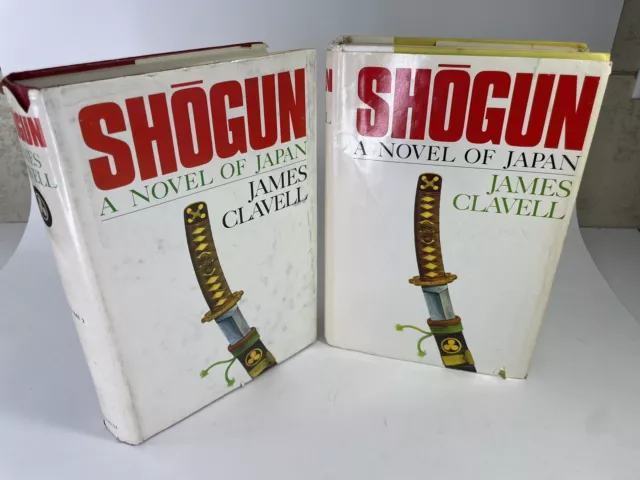 Shogun Vol. 1 and Vol. 2 by James Clavell, Hardcover HC, BCE (READ DESCRIPTION!)