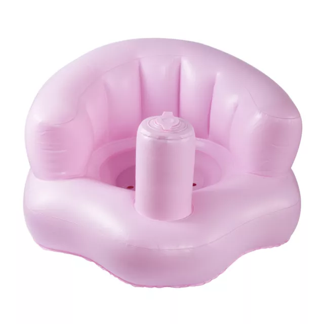 Baby Infant Inflatable PVC Sofa Learn Stool Training Kids Bath Dining Chai♡ 3