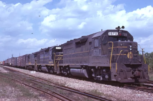 ORIGINAL 1977 RAILROAD SLIDE SCL SEABOARD COAST LINE 1570 Sanford FLORIDA CSX