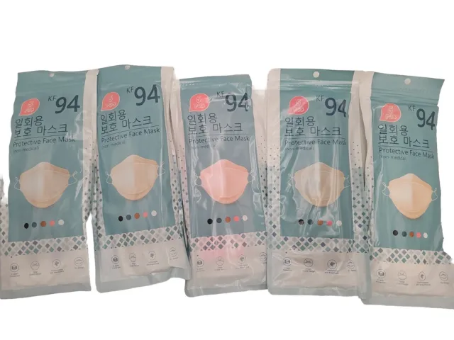 KF94 Disposable Face Mask Protective 4 Layer  25 Masks