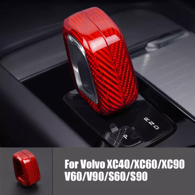 Carbon Fiber Gear Shift Knob Cover For Volvo XC40 XC60 XC90
