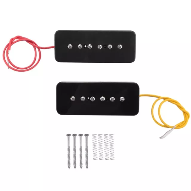 1X(Ensemble de Tour de Cou de Barre de Savon P90 Pickup Alnico 5 Micros Gui2297