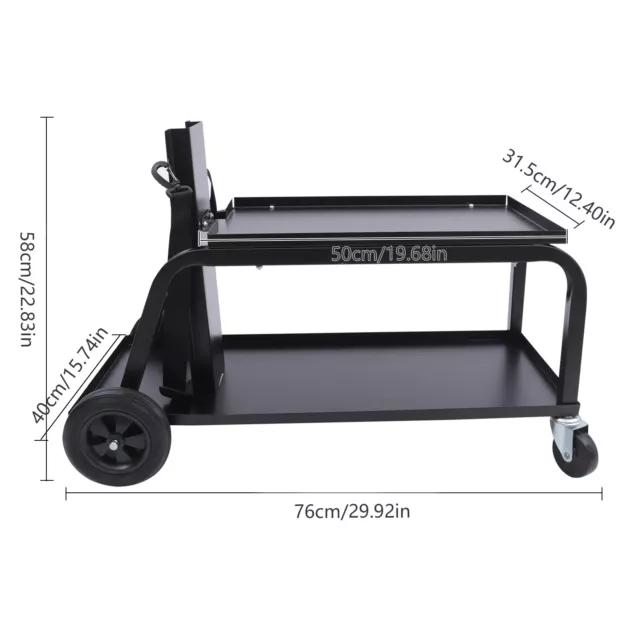 Professional Welder Welding Cart Plasma Cutter TIG MIG Universal Storage Tank US