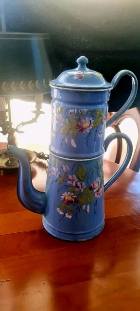 Cafetieres emaillees anciennes d'occasion
