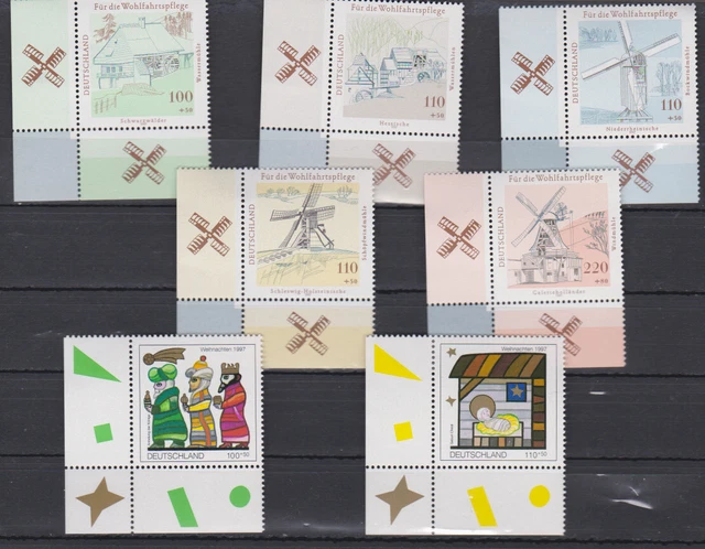  briefmarken - brd -mit eckrand -  postfrisch** - top abart achten