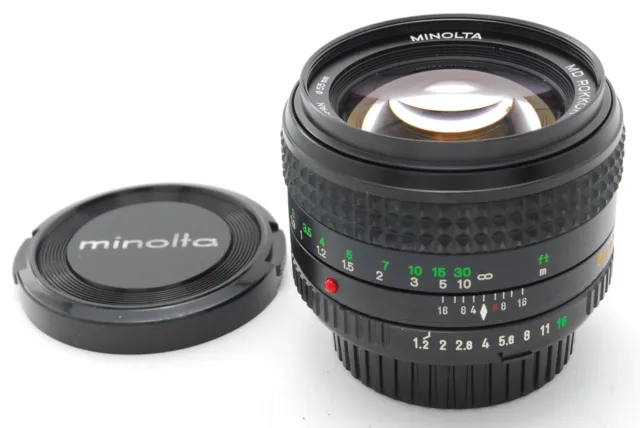 【N MINT-】MINOLTA MD ROKKOR 50mm f/1.2 MF Standard Prime Lens From JAPAN