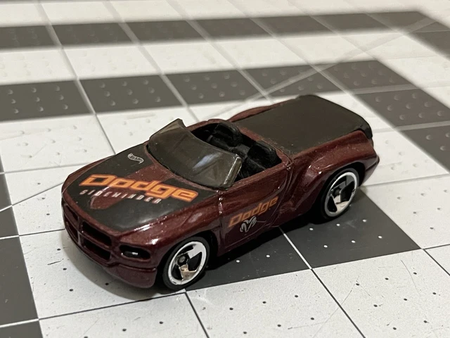 2001 Hot Wheels Series #88 4/4 Dodge Sidewinder Burgundy 1/64 Dark Red