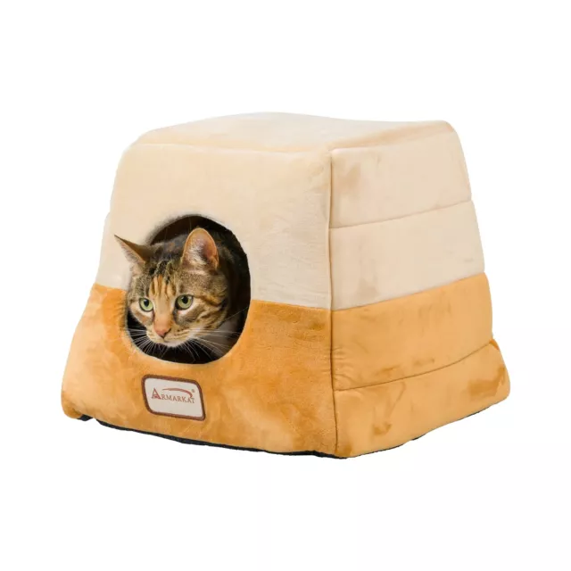Armarkat 16-Inch by 16-Inch Cat Bed