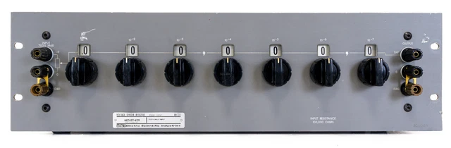 GenRad Iet Labs ESI RV722 Divisore di tensione Kelvin-Varle Voltage Divider