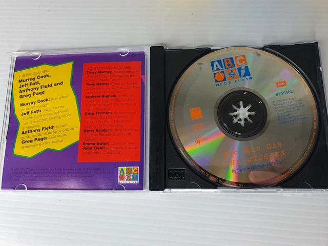 THE WIGGLES : Big Red Car - CD 1995 Original Members ABC For Kids ...