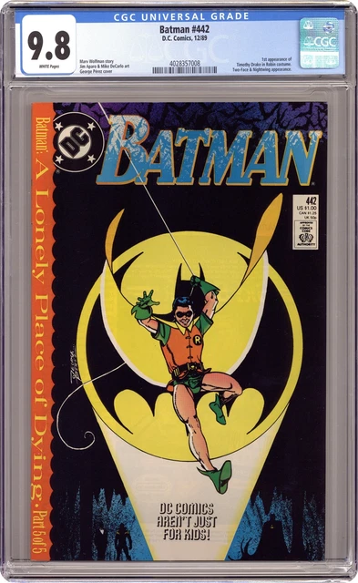 Batman #442 CGC 9.8 1989 4028357008 1st app. Tim Drake as Robin